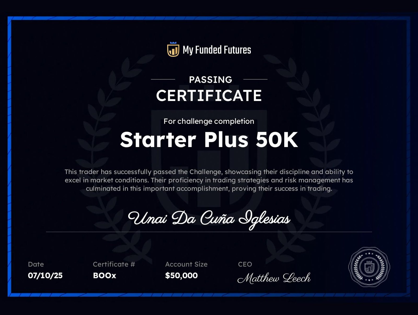 Certificado de Alumno 8